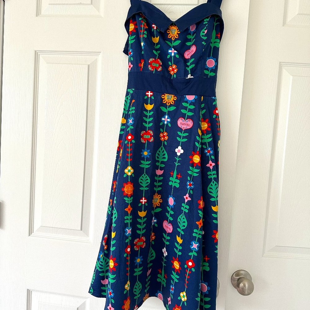 Disney Dress Shop It's A Small World Pin Up Dress Size L